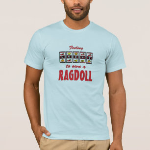 T-shirt Chanceux au propre une conception de chat