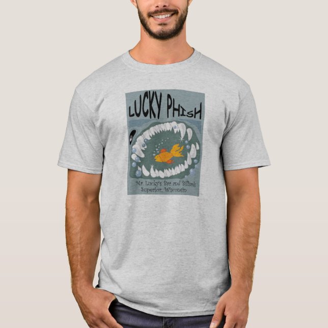 T-shirt chanceux de Phish (Devant)