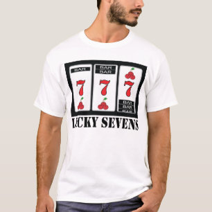 T-shirt chanceux de Sevens de fentes