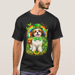 T-shirt Chanceux Shih Tzu Saint-Patrick 2019 jour de la Fê