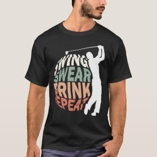 T-shirt Chandail à coudre boisson répétée