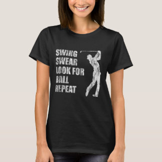 T-shirt Chandail À Swing Chercher Ball Répéter -