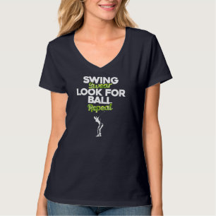 T-shirt Chandail À Swing Chercher Ball Répéter Funny Vinta