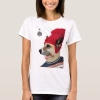 Chandail de chien en ski