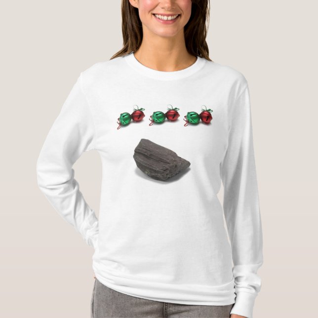 T-shirt Chandail de Noël de roche de Jingle Bell (Devant)