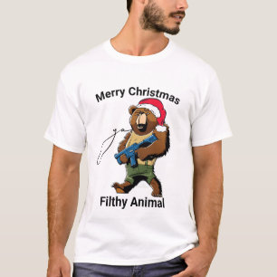 T-shirt Chandail de Noël moche, Citation de cinéma maison 