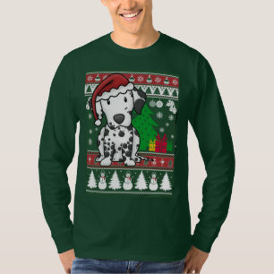 T-shirt Chandail de Noël moche dalmate
