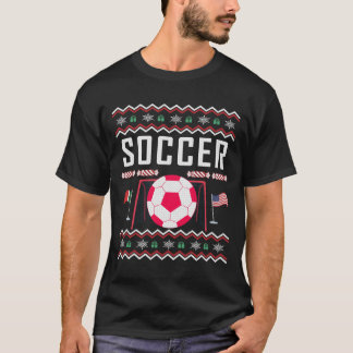 T-shirt Chandail de Noël moche de football