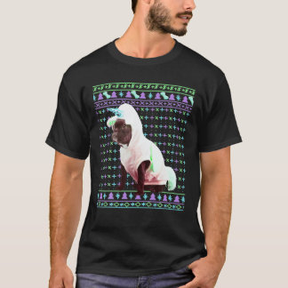 T-shirt Chandail de Noël moche Funky French Bulldog Chien 