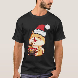 T-shirt Chandail de Noël moche Kawaii Anime Shiba Inu Eati