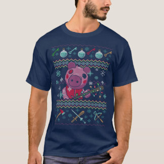 T-shirt Chandail de Noël Piggy