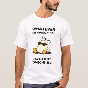 T-shirt Chandail Duck Mens - Chemise Sarcastique