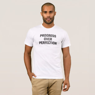 T-shirt Chandail Focus sur le progrès et non la perfection