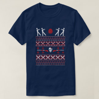 T-shirt Chandail laid de marche de Noël de zombi