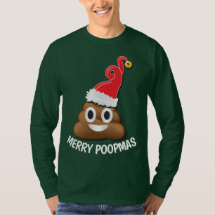 T-shirt Chandail laid de Noël de dunette d'Emoji Père No