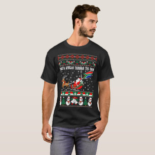 T-shirt Chandail laid de Noël de neige traversante