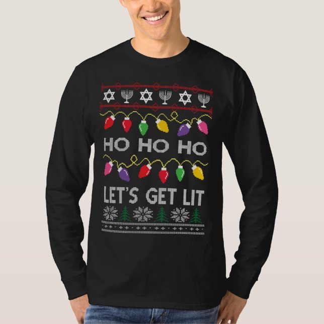 T-shirt Chandail laid drôle de Noël (Devant)