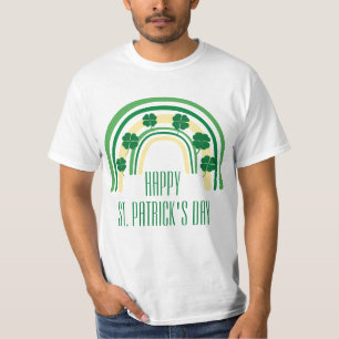 T-shirt Chandail vert Shamrock en fer à cheval St. Patrick