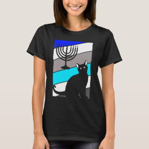 T-shirt Chandeleur de chat Hanukkah Mignon Chat Chanukah J