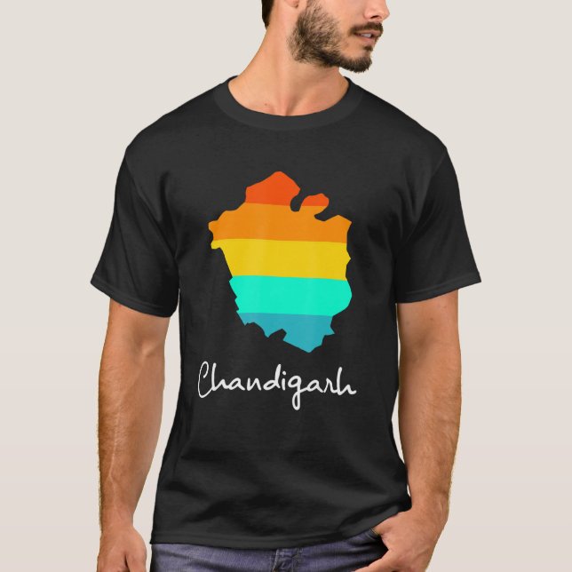 T-shirt Chandigarh Fière État Indien D'Origine Garment De (Devant)