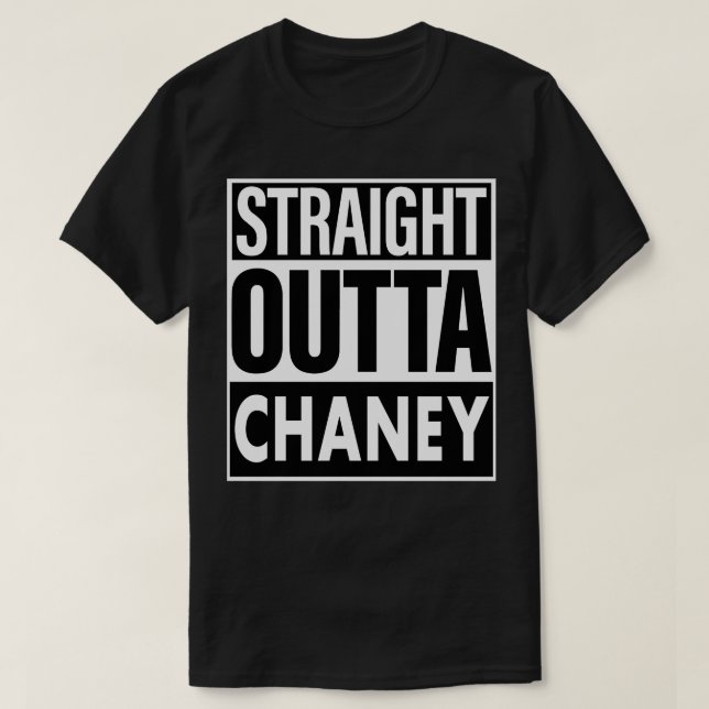 T-shirt Chaney Nom Droit Devant Chaney (Design devant)