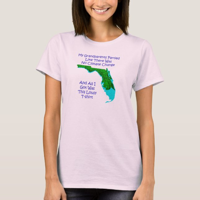 T-shirt Changement climatique - T-shirt, manches longues p (Devant)