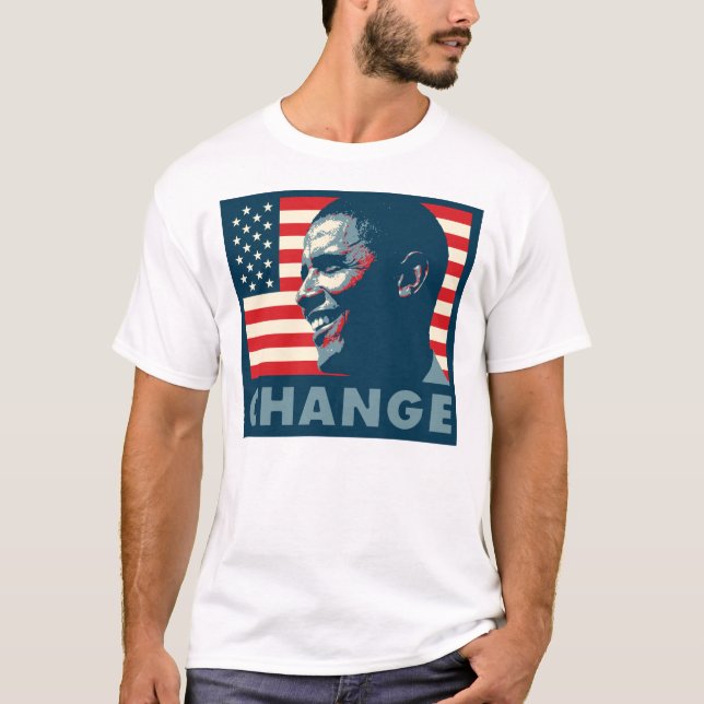 T-shirt CHANGEMENT de Barack Obama (Devant)