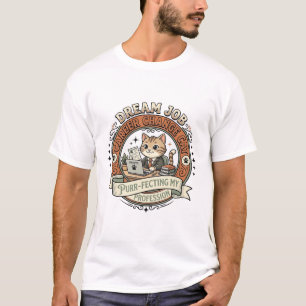 T-shirt Changement de carrière emploi de rêve Chat Changem