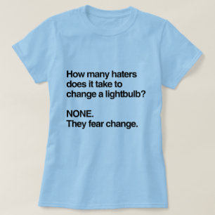 T-SHIRT CHANGEMENT DE CRAINTE DE HAINEUX