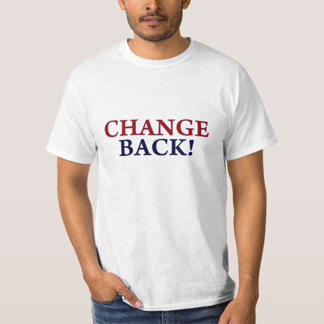T-shirt Changement de retour (Devant)
