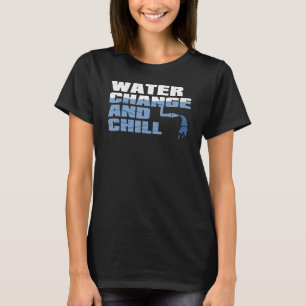 T-shirt Changement d'eau et Aquarium pour amateurs de pois