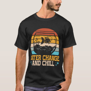 T-shirt Changement d'eau et réfrigération aquarium de pois