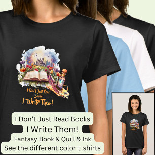 T-shirt Changer de texte, je ne lis pas seulement des livr