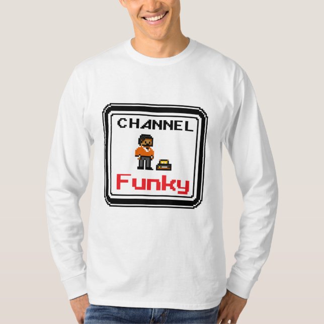 T-shirt Channel Funky Pixel Art (Devant)