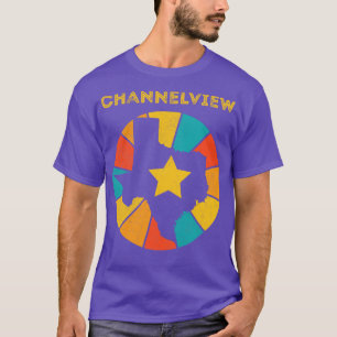 T-shirt Channelview Texas Vintage Souvenir déshabillé 1