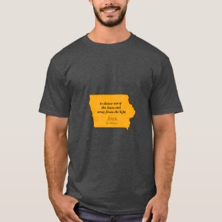 T-shirt chanson de l'iowa dar williams