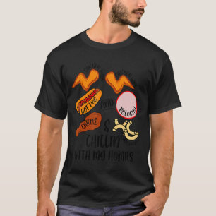T-shirt Chanson de poulet Wing Lyric Hot Dog Bologne Macar