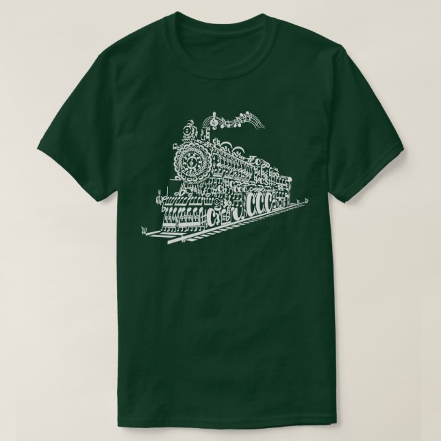 T-SHIRT CHANSON DE TRAIN (Design devant)