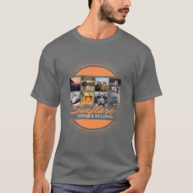 T-shirt Chansons Sunflare - gris (Devant)