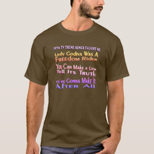T-shirt Chansons thématiques télévisées des années 19