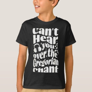 T-shirt Chant grégorien Drôle Catholique Traditionnel Lati