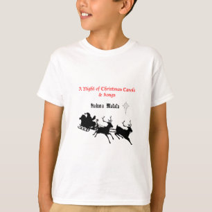 T-shirt Chanter le long de Noël - Carols & Festive Joy