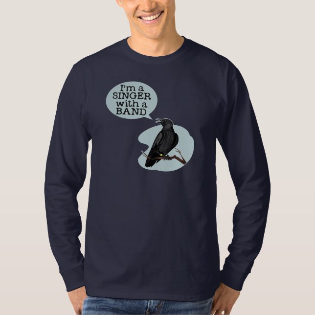 T-shirt Chanteur Avec Un Groupe (Devant)