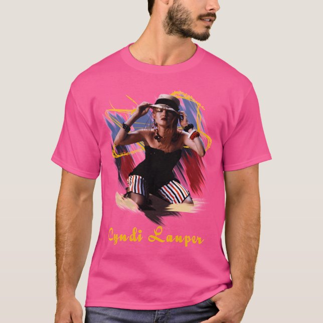 T-shirt Chanteur cyndi Lauper (Devant)
