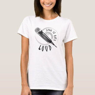 T-shirt Chanteur de karaoke ou acte musical - conception