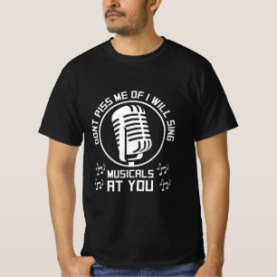T-shirt Chanteur de théâtre Broadway