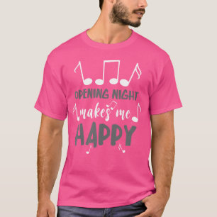 T-shirt Chanteur d'opéra me rend heureux Théâtre vocal d'o