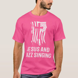 T-shirt Chanteurs De Jazz Chantant "Jésus Et Chant De Jazz