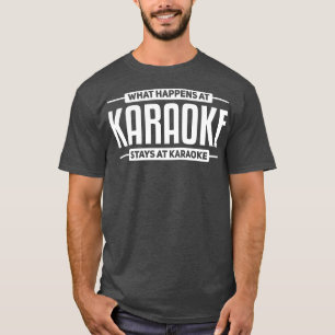T-shirt Chanteurs de karaoké
