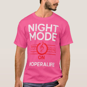 T-shirt Chanteuse d'opéra Vocaliste Vie Chœur Musique Théâ